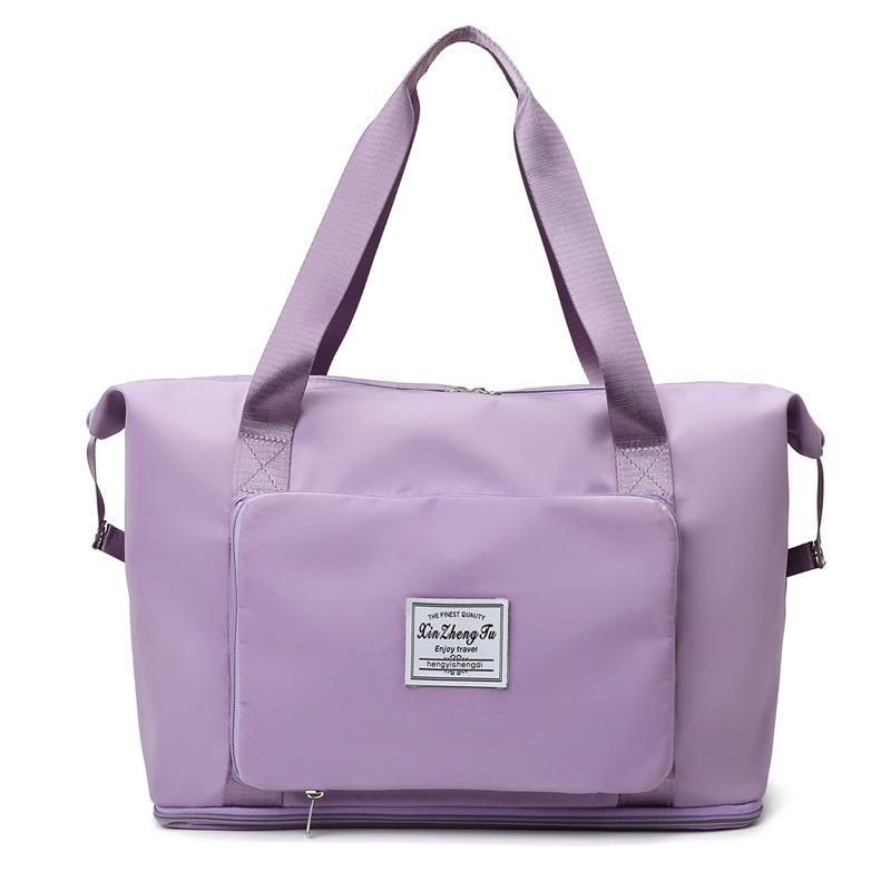 Folding Waterproof Travel Bag, Taro purple Color