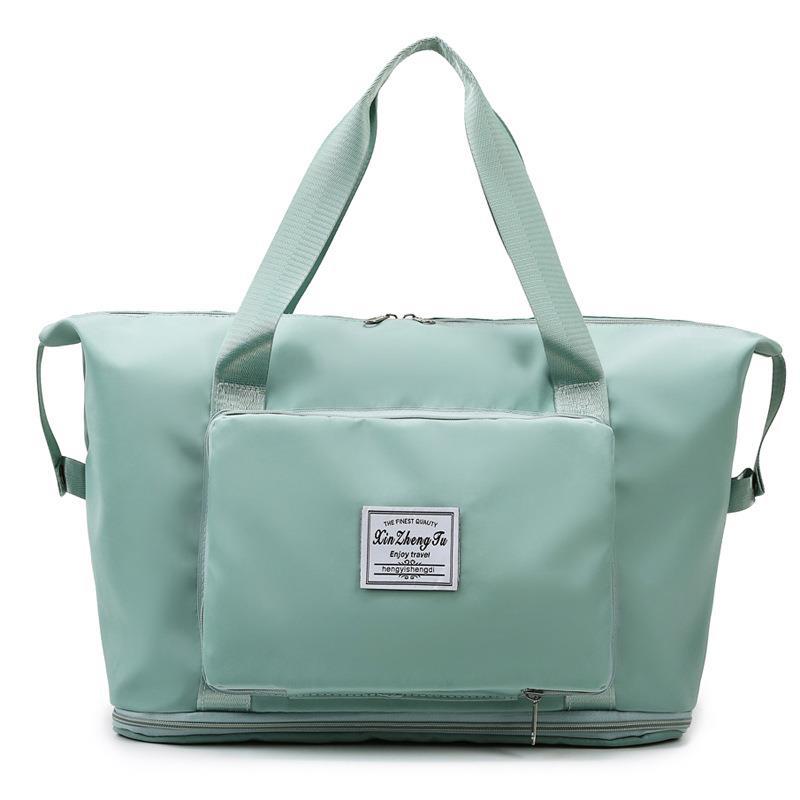 Folding Waterproof Travel Bag, Light green Color