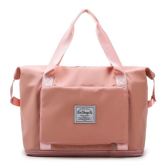 Folding Waterproof Travel Bag, Pink Color